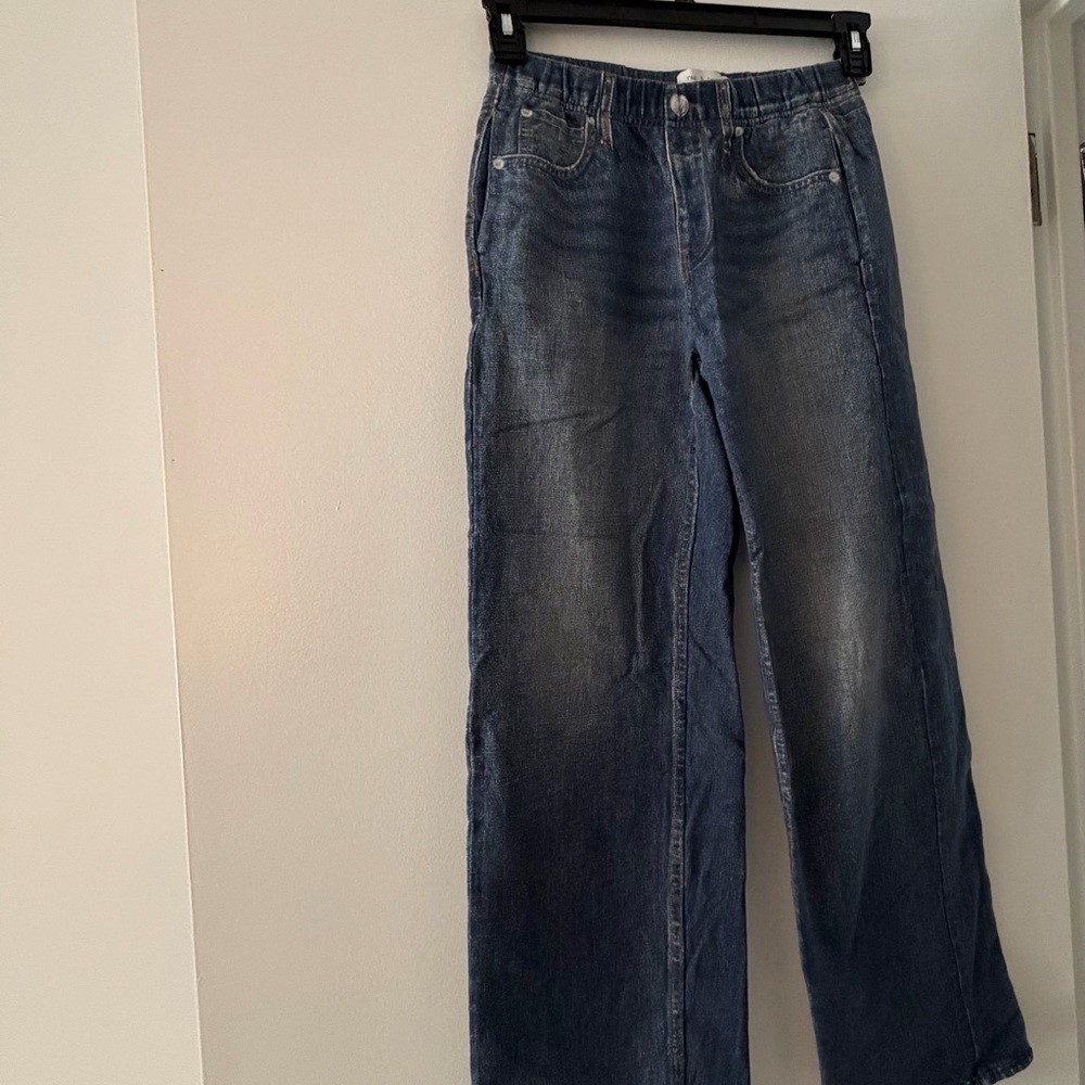 Women rag and bone sweatpant wide leg long